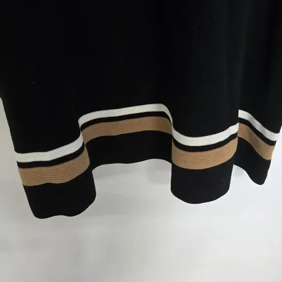 Studio 1 Women's Knit Sweater Dress Size XL Black NWT (A45) - Picture 2 of 8